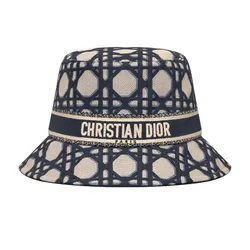 Mũ Nữ Dior D-Bobby Small Brim Bucket Hat 41CAN923X131-C524 Màu Xanh Phối Be