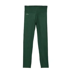 Quần Legging Nữ Lacoste Sport Women's High-Waist XF3424 00 D1R Màu Xanh Lá Size XS