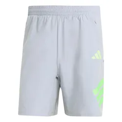 Quần Short Nam Adidas 3 Sọc Icon JW9976 Màu Xám Bạc Size S 7in