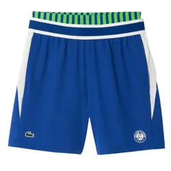 Quần Short Nam Lacoste X Roland-Garros Men's Performance GH7838 00 ISA Màu Xanh Blue Size 2