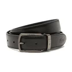 Thắt Lưng Nam Lacoste Two Pin Buckle Belt RC4050M 53G 672 Màu Đen