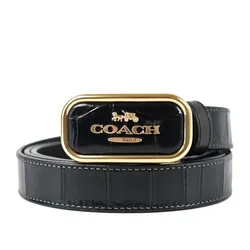Thắt Lưng Nữ Coach Signature Buckle Morgan Belt CR913 Black