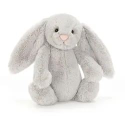 Thỏ Bông Jellycat Soft Toy Bashful Silver Bunny Màu Xám Bạc