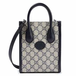 Túi Đeo Chéo Gucci Supreme Interlocking G Mini Bag 671623 K9GSN 4075 Màu Xanh/Xám