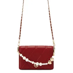 Túi Đeo Chéo Lyn Dahlia Mini Crossbody Bag Red LL25CBF098 Màu Đỏ