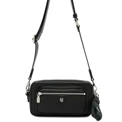 Túi Đeo Chéo Lyn Davin Infinite Box Crossbody Bag Black LL25SBM979 Màu Đen