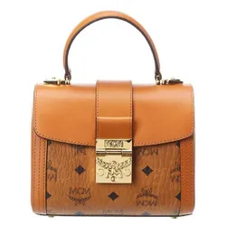 Túi Đeo Chéo Nữ MCM Tracy Satchel In Visetos MWEBSXT02CO001 Màu Nâu