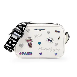 Túi Đeo Chéo Nữ Karl Lagerfeld Paris Maybelle Crossbody Bag Màu Trắng