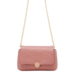 Túi Đeo Chéo Nữ Lyn Giselle S Crossbody Bag Dark Pink LL25FBM637 Màu Hồng