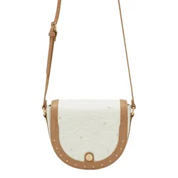 Túi Đeo Chéo Nữ Lyn Junni Crossbody Bag Ivory LL25CBF023 Màu Trắng