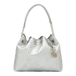 Túi Đeo Chéo Nữ Lyn Noel M Shoulder Bag Silver LL25FBM610 Màu Bạc
