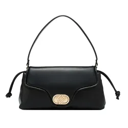 Túi Đeo Chéo Nữ Lyn Nyxia Infinite Puffy Crossbody Bag Black LL25CBM259 Màu Đen