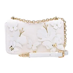 Túi Đeo Chéo Nữ Lyn Papier S Crossbody Bag White LL25CBS276 Màu Trắng