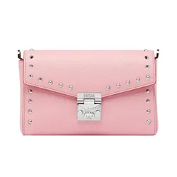 Túi Đeo Chéo Nữ MCM Millie Studded Park Avenue Crossbody Bag MYZ9SME15QB Màu Hồng