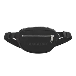 Túi Đeo Hông Nam Burberry Small Logo Print Nylon Cannon Bum Bag Màu Đen