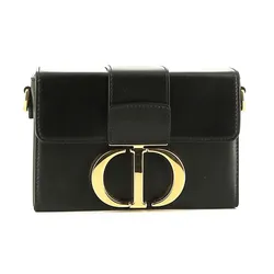 Túi Đeo Vai Nữ Dior 30 Montaigne Shoulder Bag Màu Đen