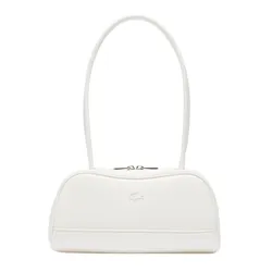 Túi Đeo Vai Nữ Lacoste Women's Lora Leather Shoulder Bag NF4697FO A56 Màu Trắng