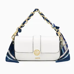 Túi Đeo Vai Nữ Lyn Artemis Flap Wallet On Chain - White LL25CWF078 Màu Trắng