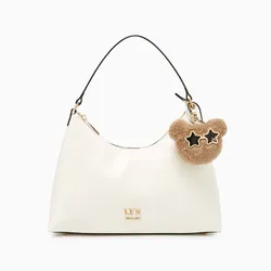 Túi Đeo Vai Nữ Lyn Betzy S Shoulder Bag - Ivory LL25FBF048 Màu Trắng Kem