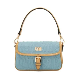 Túi Đeo Vai Nữ Lyn Calina Min Shoulder Bag - Blue Variation 2 LL25CBF292 Màu Xanh Blue