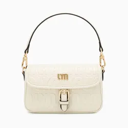 Túi Đeo Vai Nữ Lyn Calina Min Shoulder Bag - Ivory LL25CBF292 Màu Trắng Kem