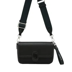 Túi Đeo Vai Nữ Lyn Davin Infinite Flap Shoulder Bag Black LL25SBM978 Màu Đen