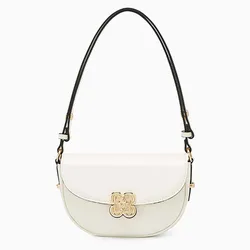 Túi Đeo Vai Nữ Lyn Flora Shoulder Bag - Ivory LL25CBF133 Màu Trắng Kem