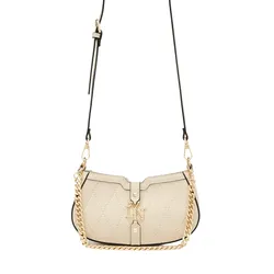 Túi Đeo Vai Nữ Lyn Galas Quilt S Shoulder Bag Light Beige LL25SBS320 Màu Be