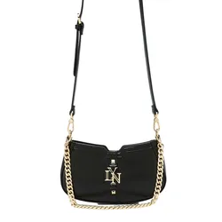 Túi Đeo Vai Nữ Lyn Galas S Shoulder Bag Black LL25SBS319 Màu Đen