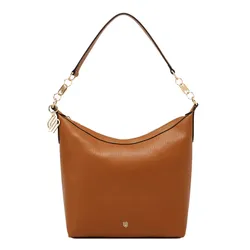 Túi Đeo Vai Nữ Lyn Genevieve Infinite Hobo Shoulder Bag Brown LL25FBM022 Màu Nâu