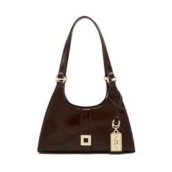 Túi Đeo Vai Nữ Lyn Imiko M Shoulder Bag - Dark Brown LL25FBT644 Màu Nâu
