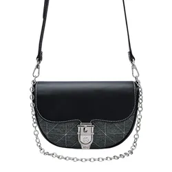 Túi Đeo Vai Nữ Lyn Layla Shoulder Bag - Black LL25CBF945 Màu Đen