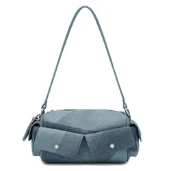 Túi Đeo Vai Nữ Lyn Rockcake Shoulder Bag - Blue Variation 2 LL25FBT604 Màu Xanh Blue