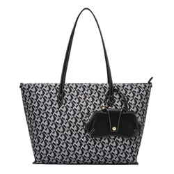 Túi Tote Nữ Lyn Solanory L Tote Bag Black L25FBWA009 Màu Đen