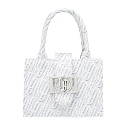 Túi Tote Nữ Lyn Viola Infinite Mini Tote Bag Light Grey LL24MBF346 Màu Xám Nhạt
