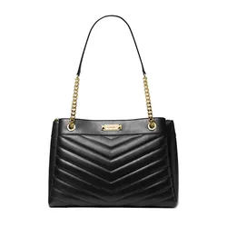 Túi Tote Nữ Michael Kors MK Whitney Medium Quilted Tote Bag 35R4GWHT6U Màu Đen