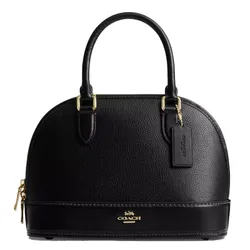 Túi Xách Nữ Coach Sabrina Satchel Bag CAM55 Black Màu Đen