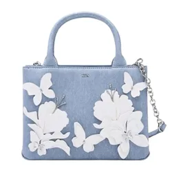 Túi Xách Nữ Lyn Papier M Handbag Blue Variation 2 LL25CBS273 Màu Xanh
