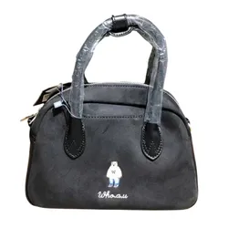 Túi Xách Nữ WHOAU Bear Embroidered Bag Màu Đen