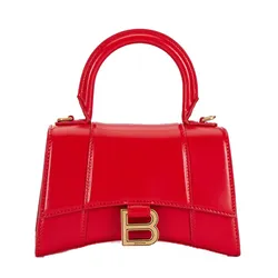 Túi Xách Tay Nữ Balenciaga Hourglass XS Bag 5928331QJ4M6406 Màu Đỏ