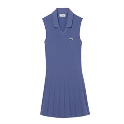 Váy Thể Thao Nữ Lacoste Stretch Tennis Dress And Shorts EF0615 51 HIG Màu Xanh Size 34