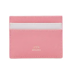 Ví Đựng Thẻ Nữ Lyn Babie Multi Card Holder Wallet - Pink Variation 2 LL25CWF059 Màu Hồng