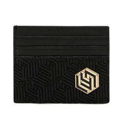 Ví Đựng Thẻ Nữ Lyn Giselle Card Holder Wallet - Black LL25FWM639 Màu Đen