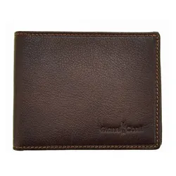 Ví Nam Gianni Conti Wallet 587116-20 Dark Brown Màu Nâu Đậm