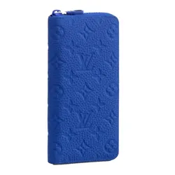 Ví Nam Louis Vuitton LV Tauryon Monogram Zippy Wallet Vertical M80791 Men's Màu Xanh Blue