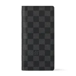Ví Nam Louis Vuitton LV Knows Brazza N62665 Damier Màu Xám Đen
