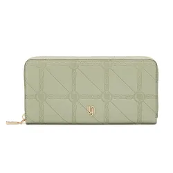 Ví Nữ Lyn Colin Infinite Long Wallet - Beige LL25FWM004 Màu Xanh Nhạt