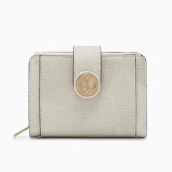 Ví Nữ Lyn Ivar Short Wallet - White Variation 2 LL25FWF011 Màu Trắng Kem
