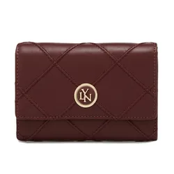 Ví Nữ Lyn Jaylen Short Wallet - Dark Red LL25FWF003 Màu Đỏ Đậm
