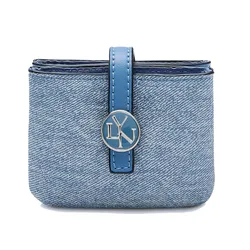 Ví Nữ Lyn Layla Card Holder Wallet - Blue Variation 2 LL25CWF948 Màu Xanh Blue